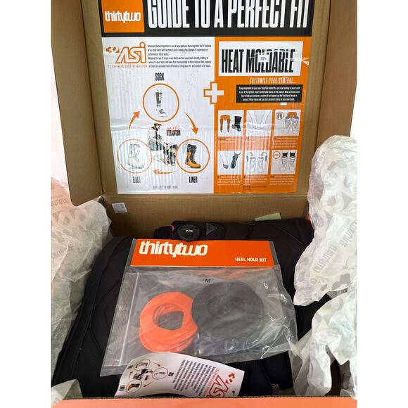 Thirtytwo Snowboard Boots W's Lashed Women's 8 Double BOA Black Moldable - Picture 13 of 13